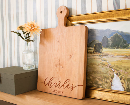 Personalized Cursive Name Board - 001