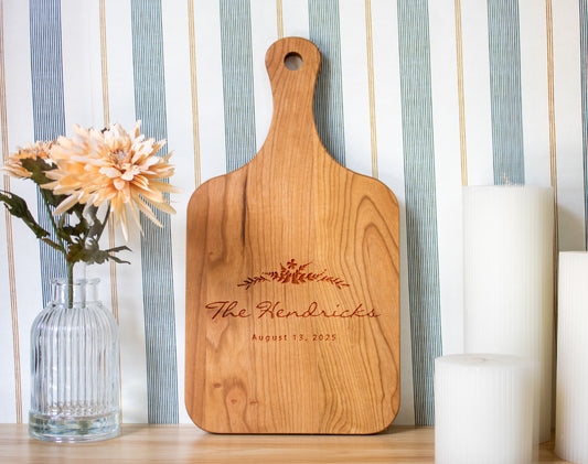 Floral Wreath Monogram with Date - 016