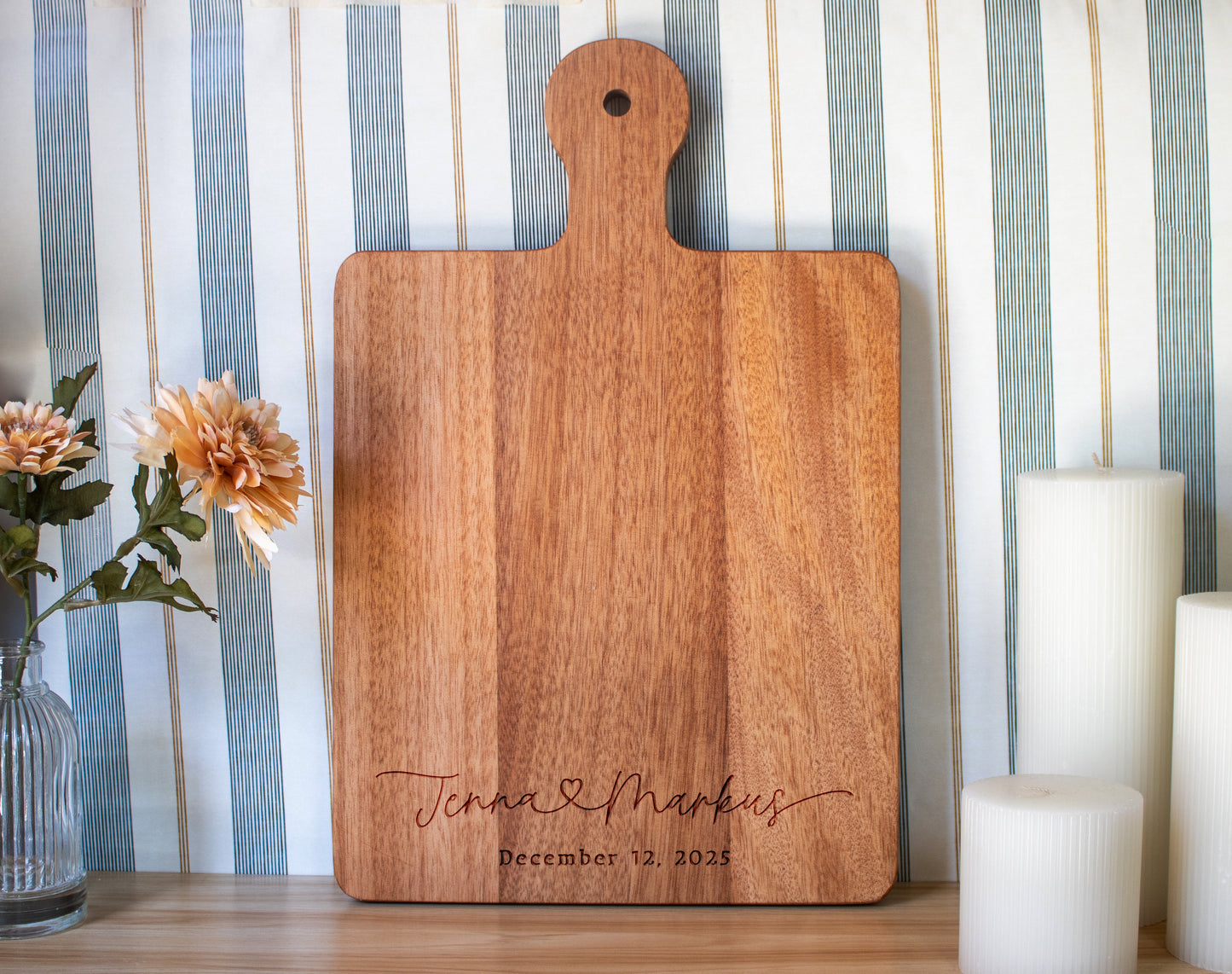Engagement Charcuterie Board Personalized - 017
