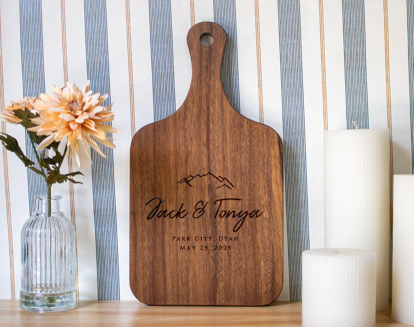 Mountain Wedding Cutting Board - 022