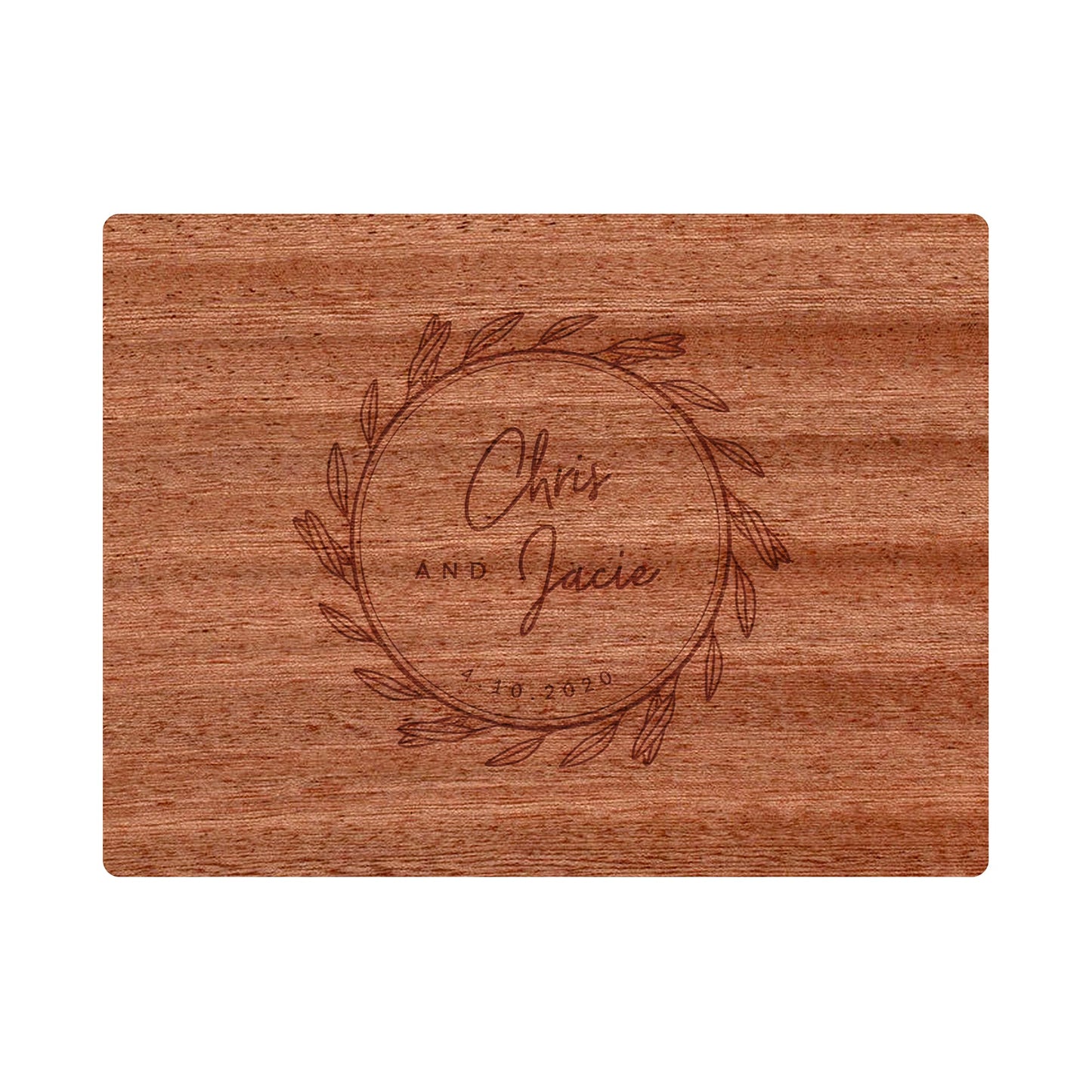 Wreath with Names and Date - 030