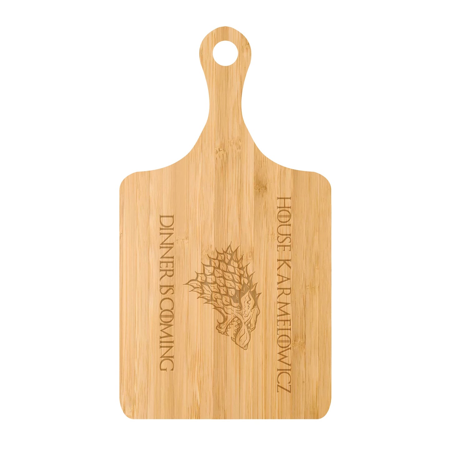 Dinner is Coming Cutting Board Personalized - 052