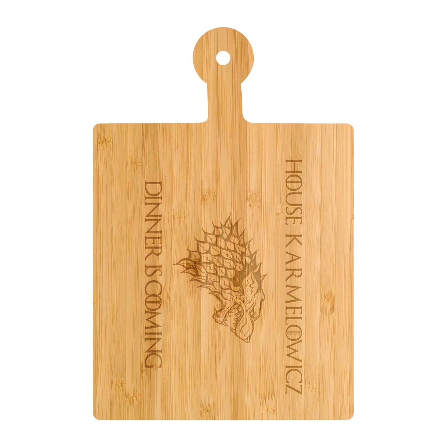 Dinner is Coming Cutting Board Personalized - 052