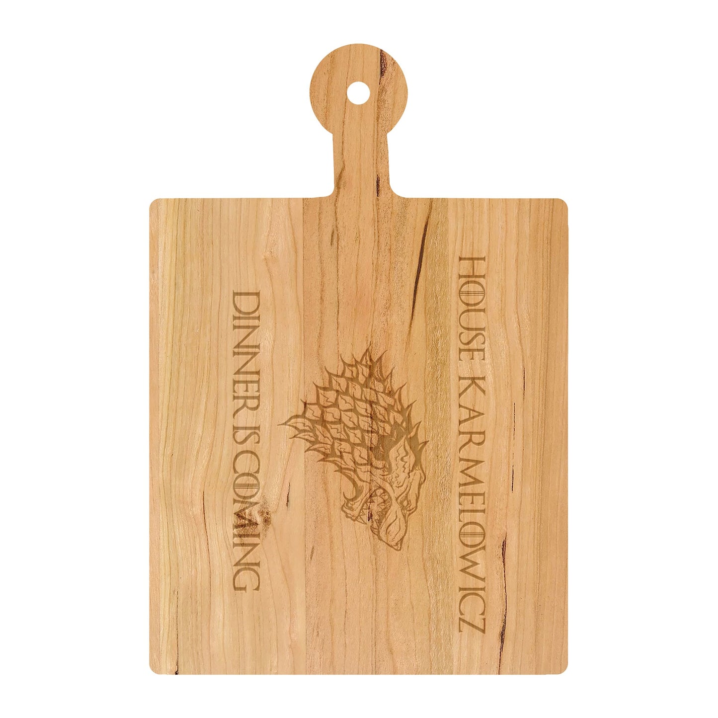 Dinner is Coming Cutting Board Personalized - 052