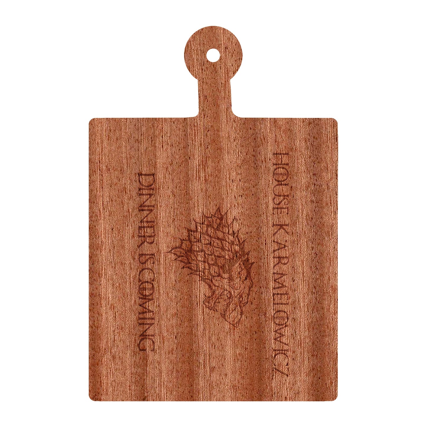 Dinner is Coming Cutting Board Personalized - 052