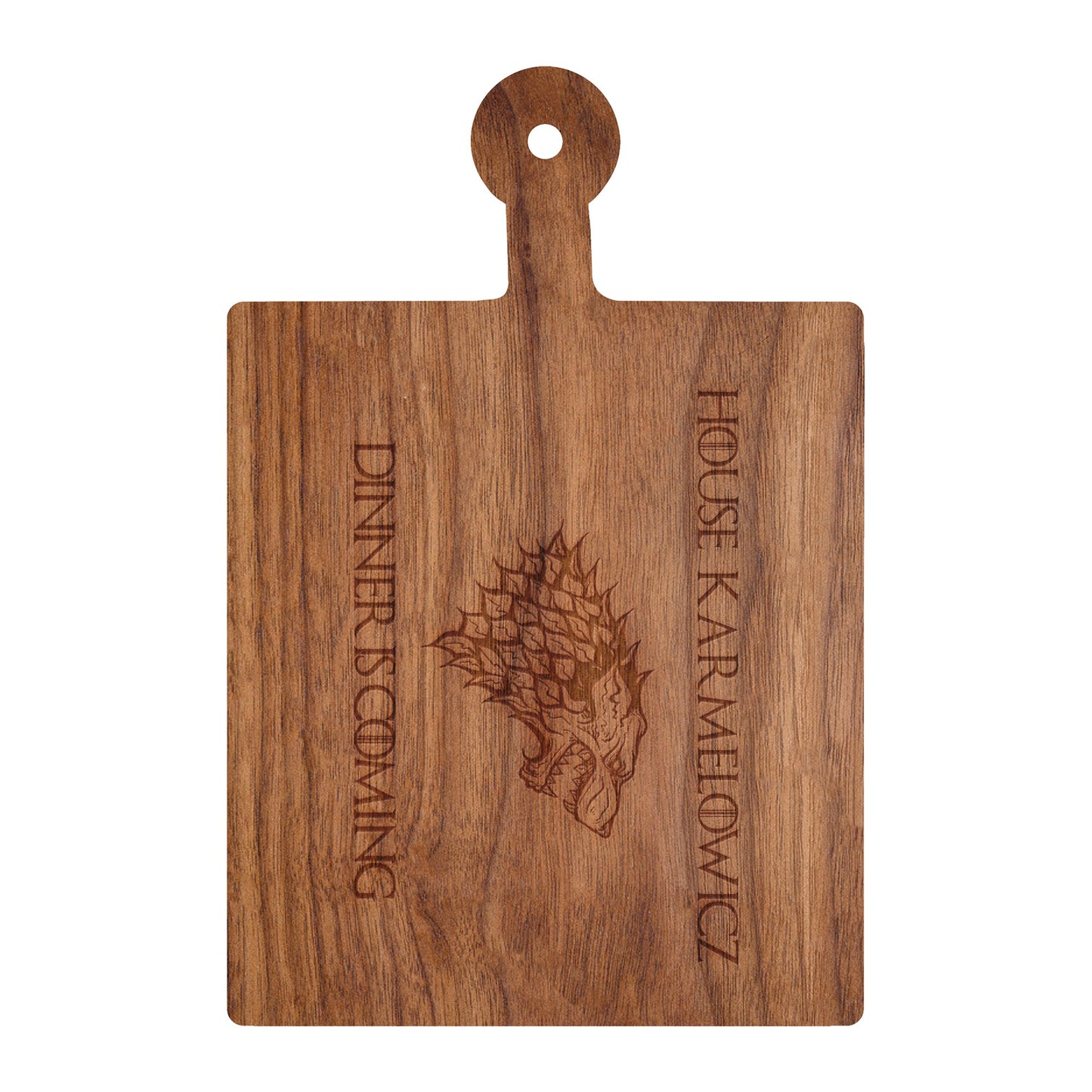 Dinner is Coming Cutting Board Personalized - 052