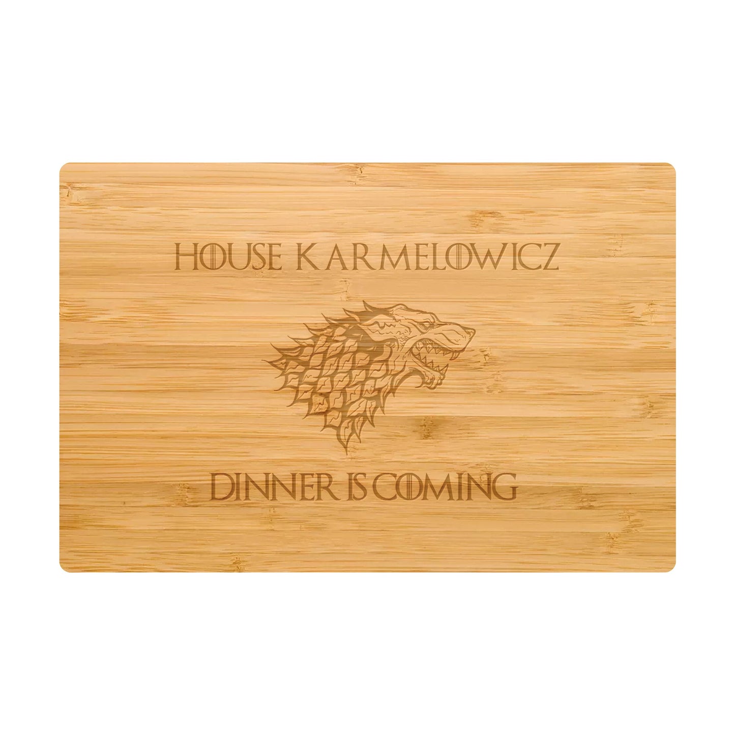 Dinner is Coming Cutting Board Personalized - 052