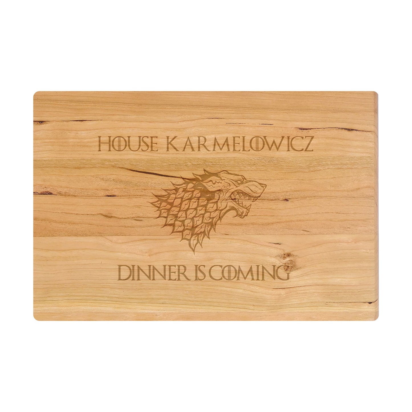 Dinner is Coming Cutting Board Personalized - 052
