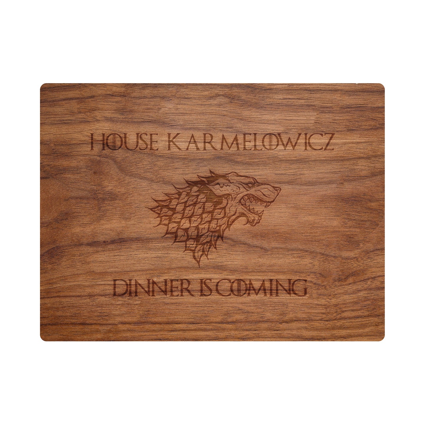 Dinner is Coming Cutting Board Personalized - 052
