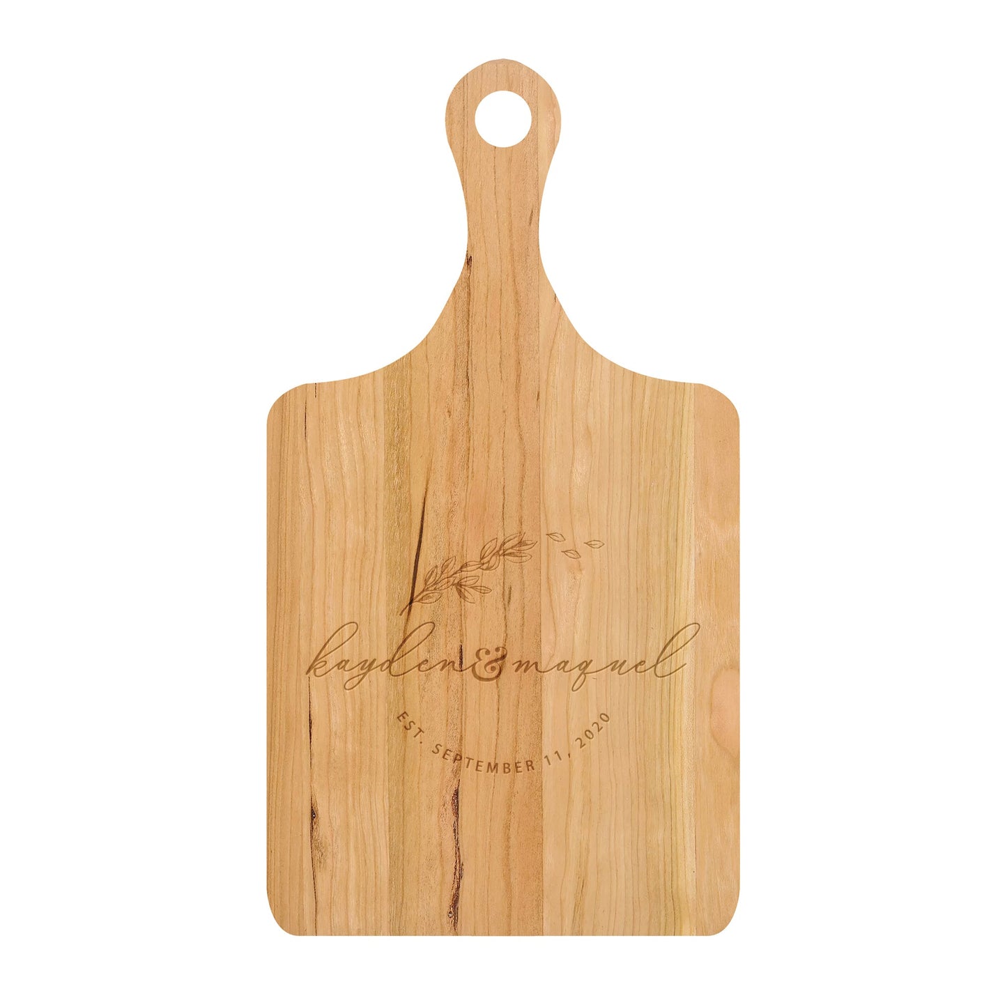 Couple's Personalized Cutting Board 065