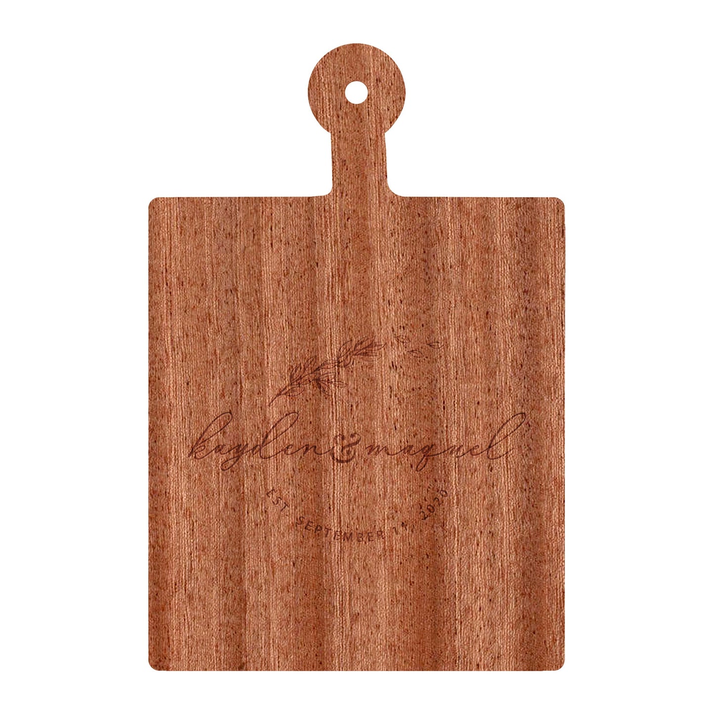 Couple's Personalized Cutting Board 065