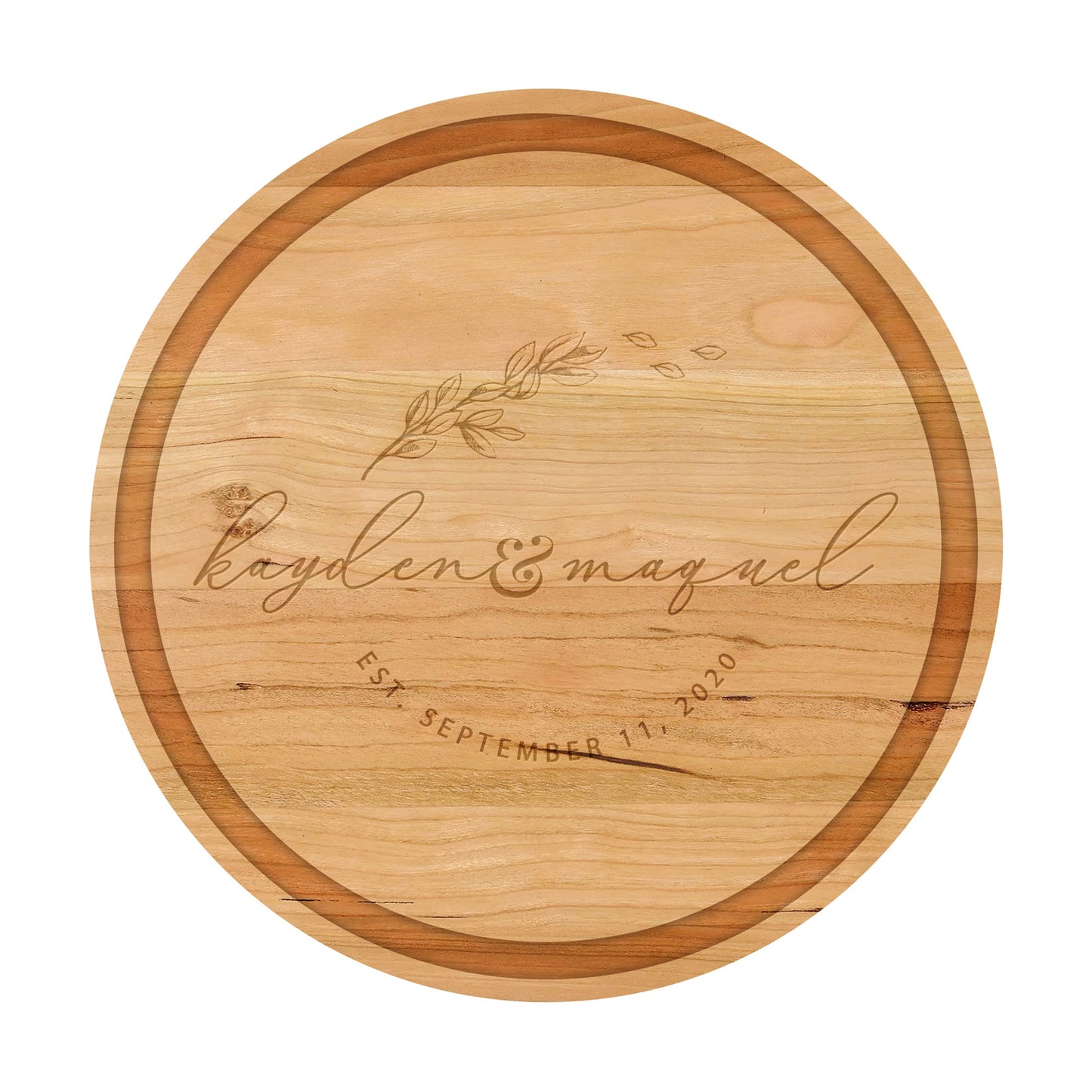 Couple's Personalized Cutting Board 065