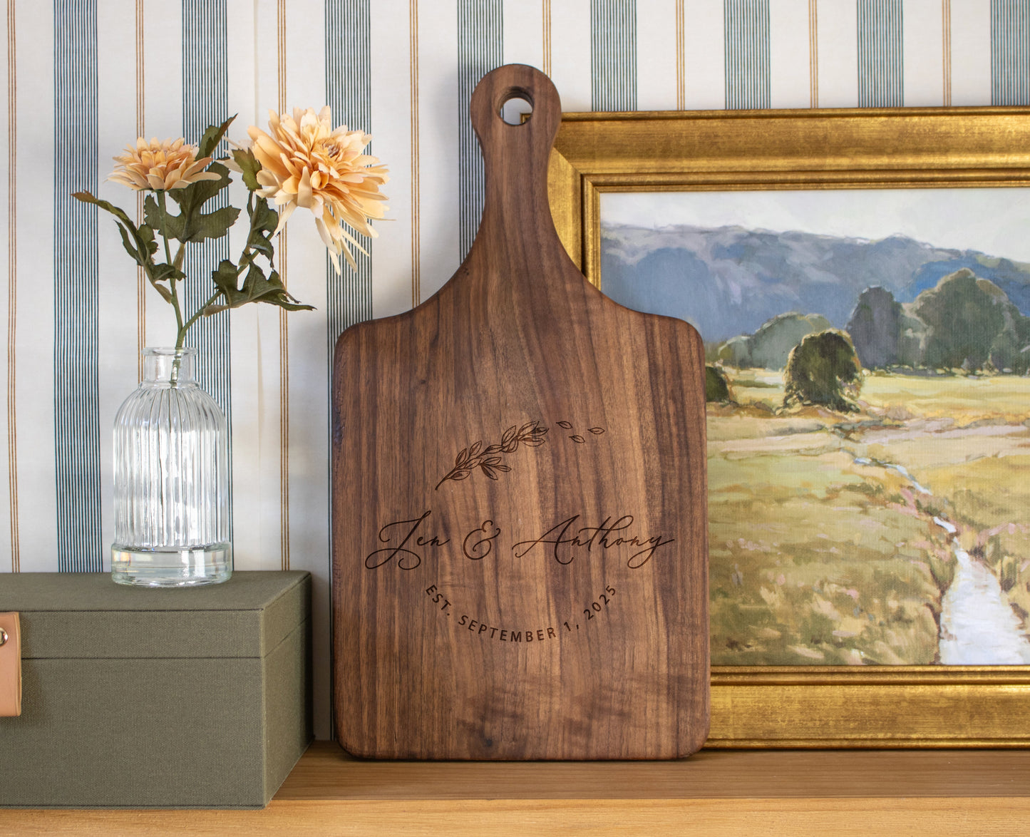 Couple's Personalized Cutting Board 065