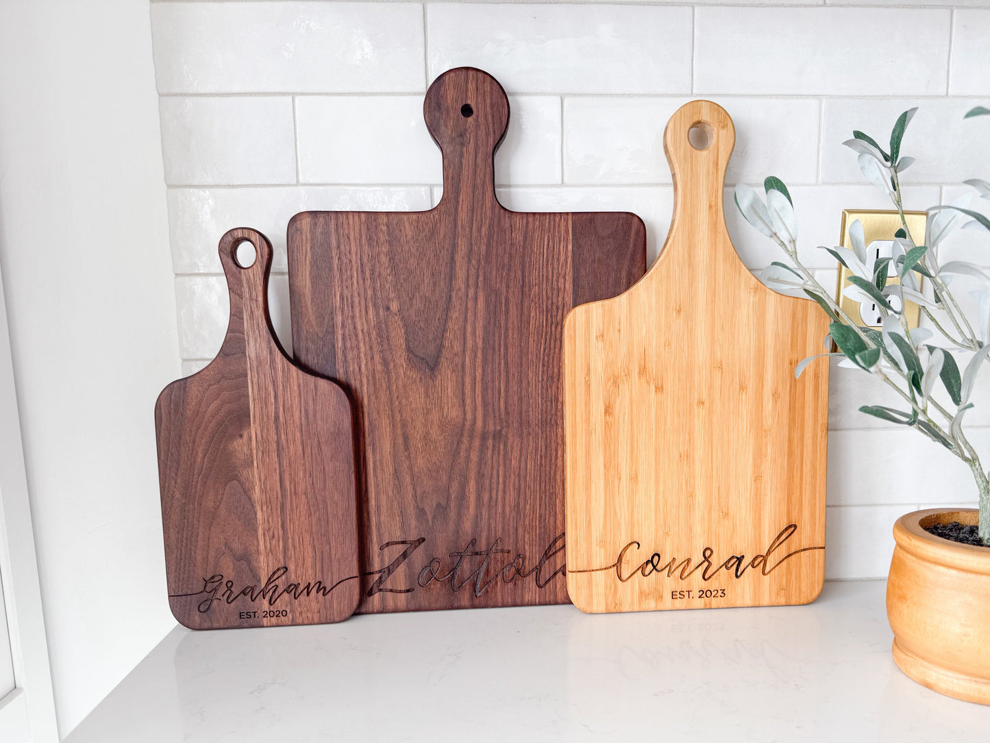 Personalized Cursive Name Board - 001