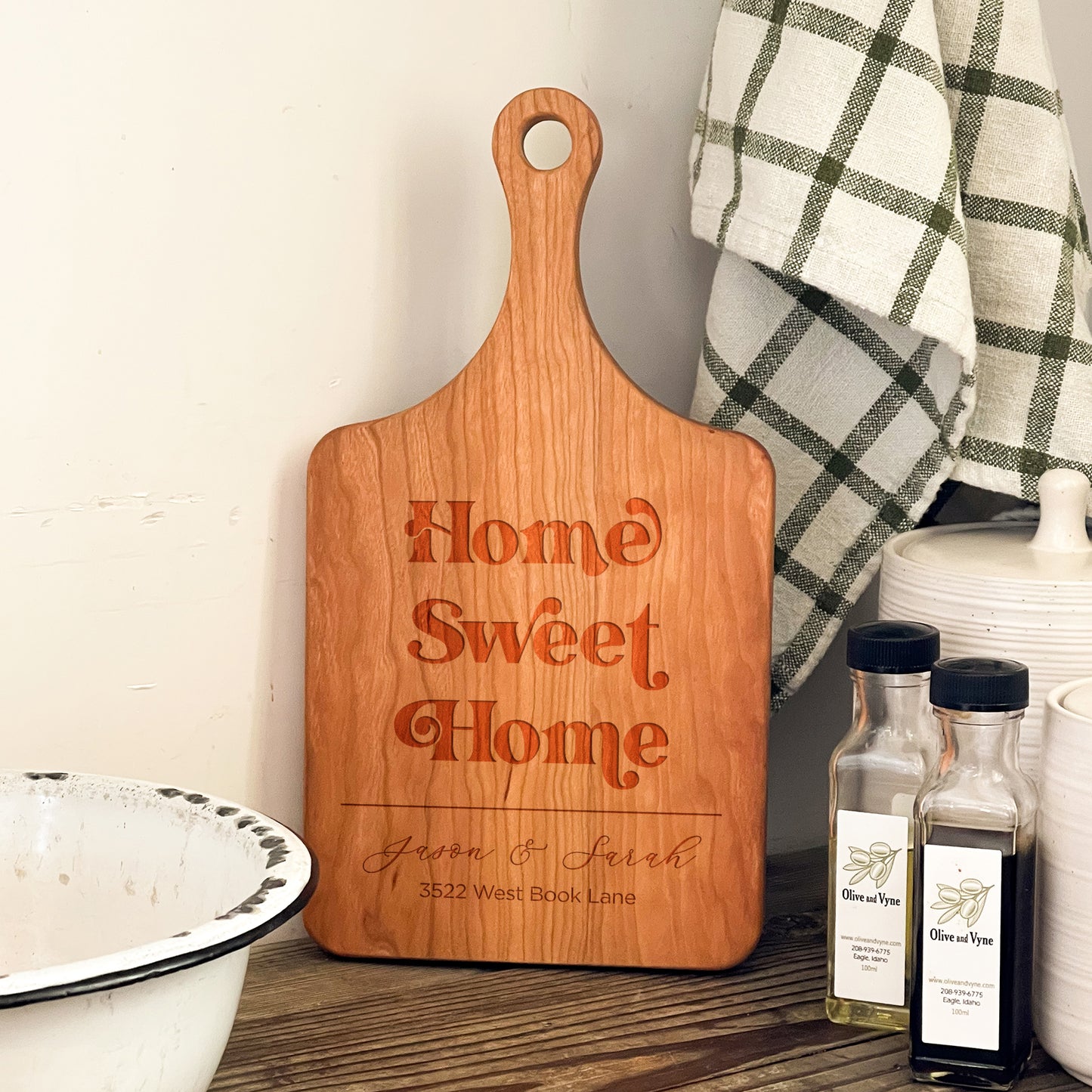 Home Sweet Home Personalized Cutting Board - 045