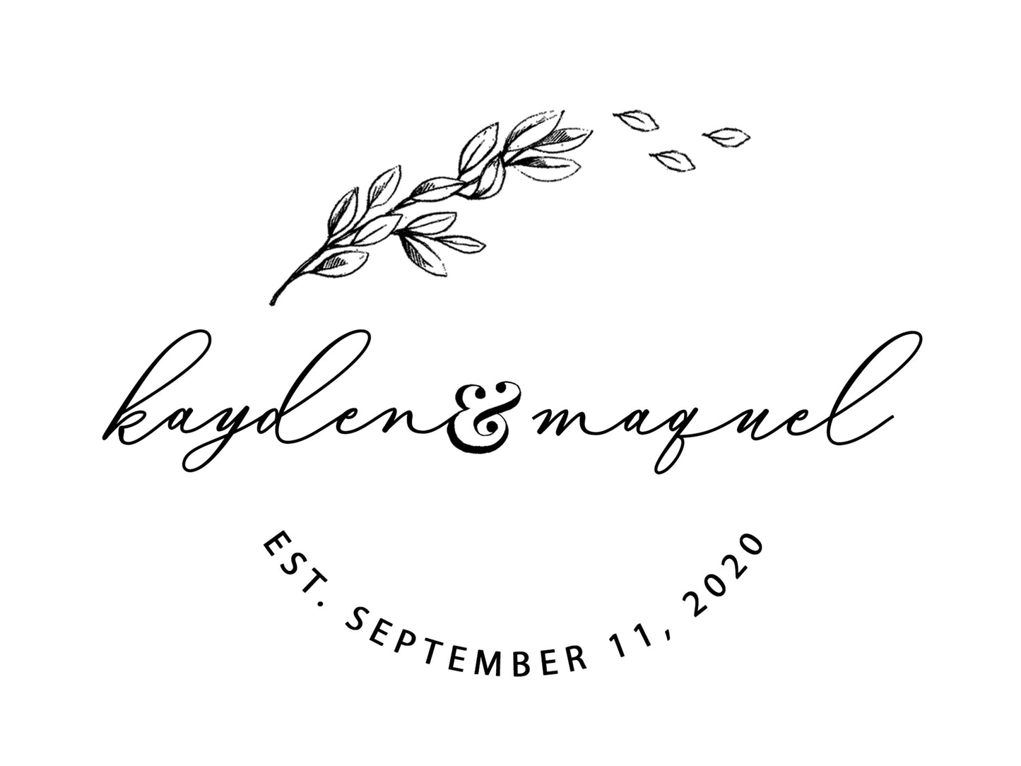 Couple's Personalized Cutting Board 065