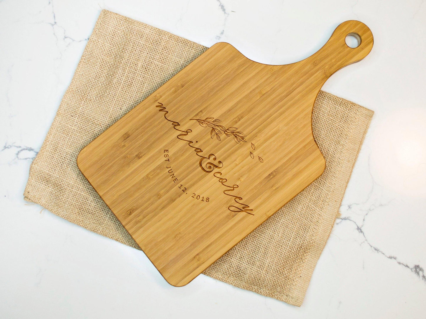 Couple's Personalized Cutting Board 065