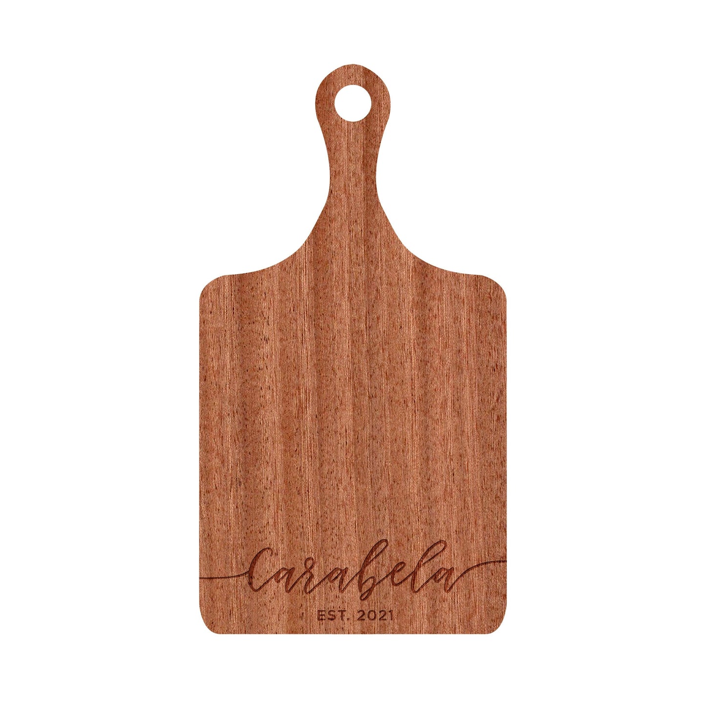 Cursive Name Personalized Cutting Board - 001
