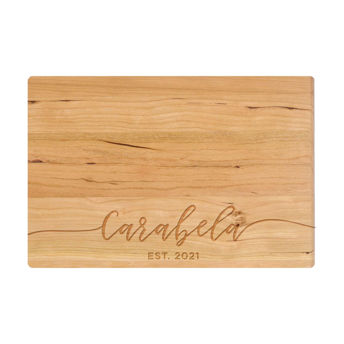 Cursive Name Personalized Cutting Board - 001