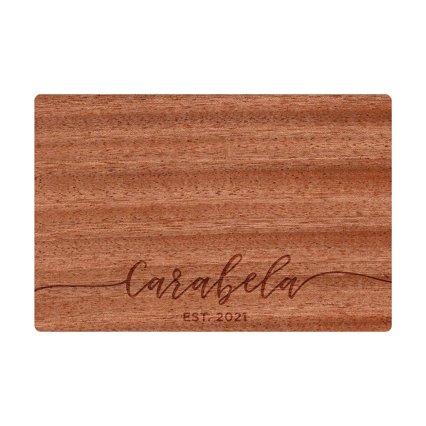 Cursive Name Personalized Cutting Board - 001