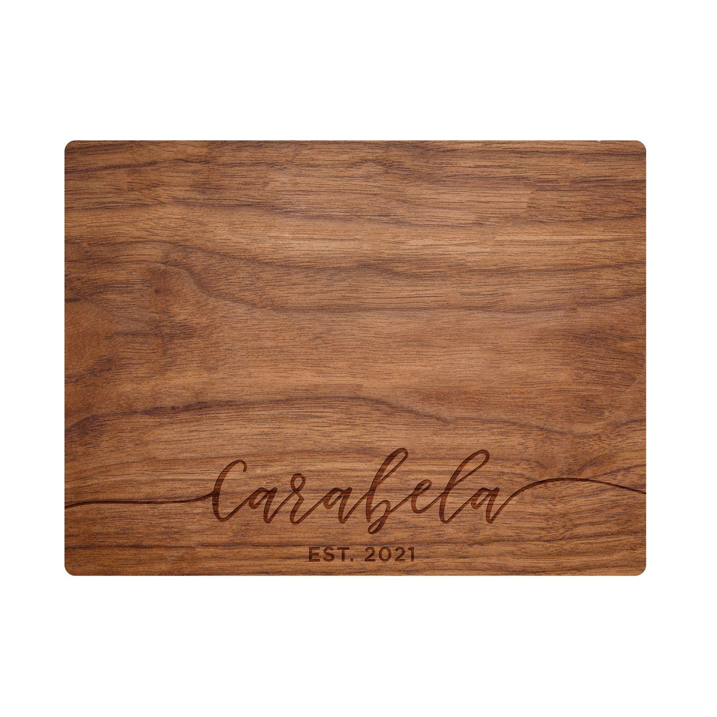 Cursive Name Personalized Cutting Board - 001