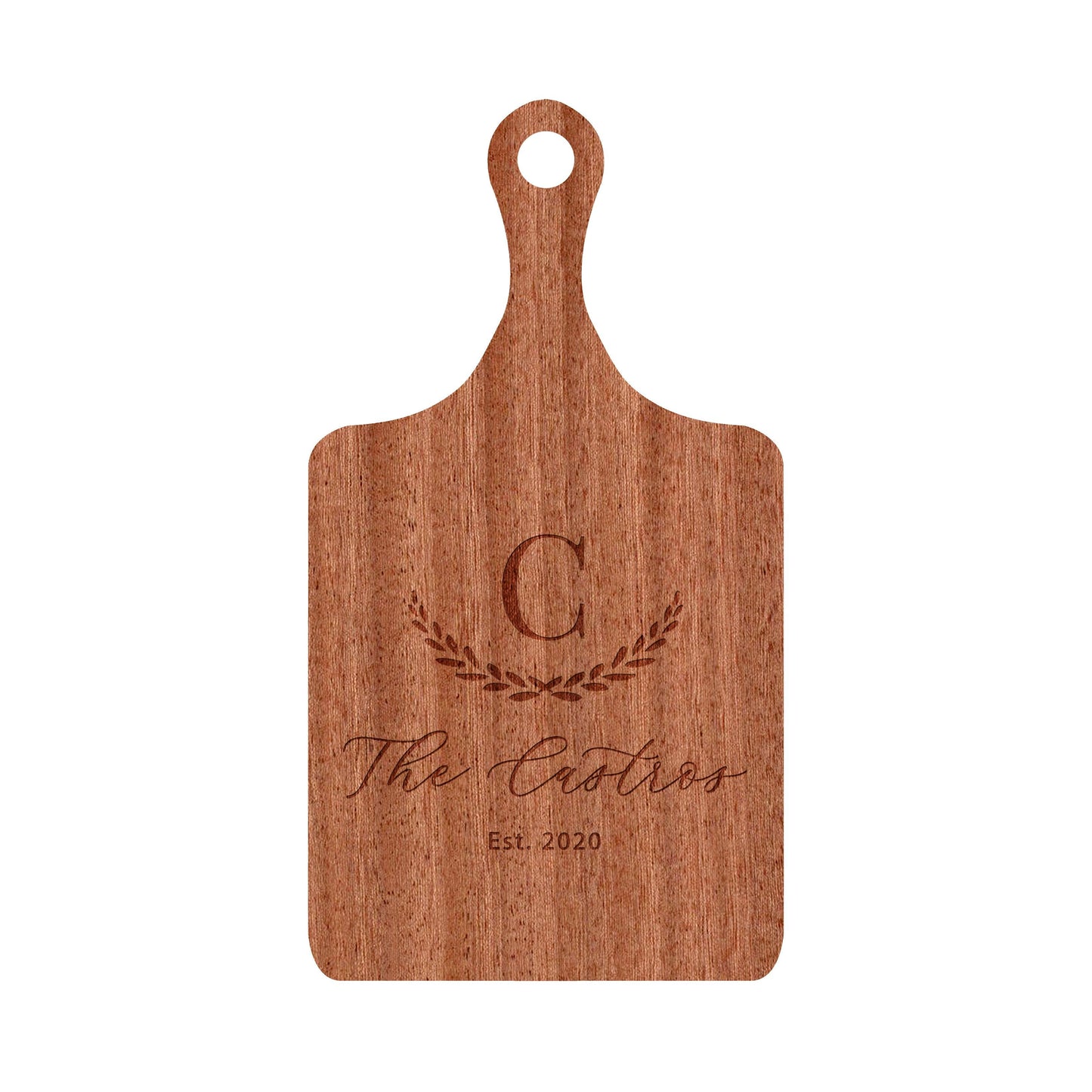 Large Initial with Family Name - 002