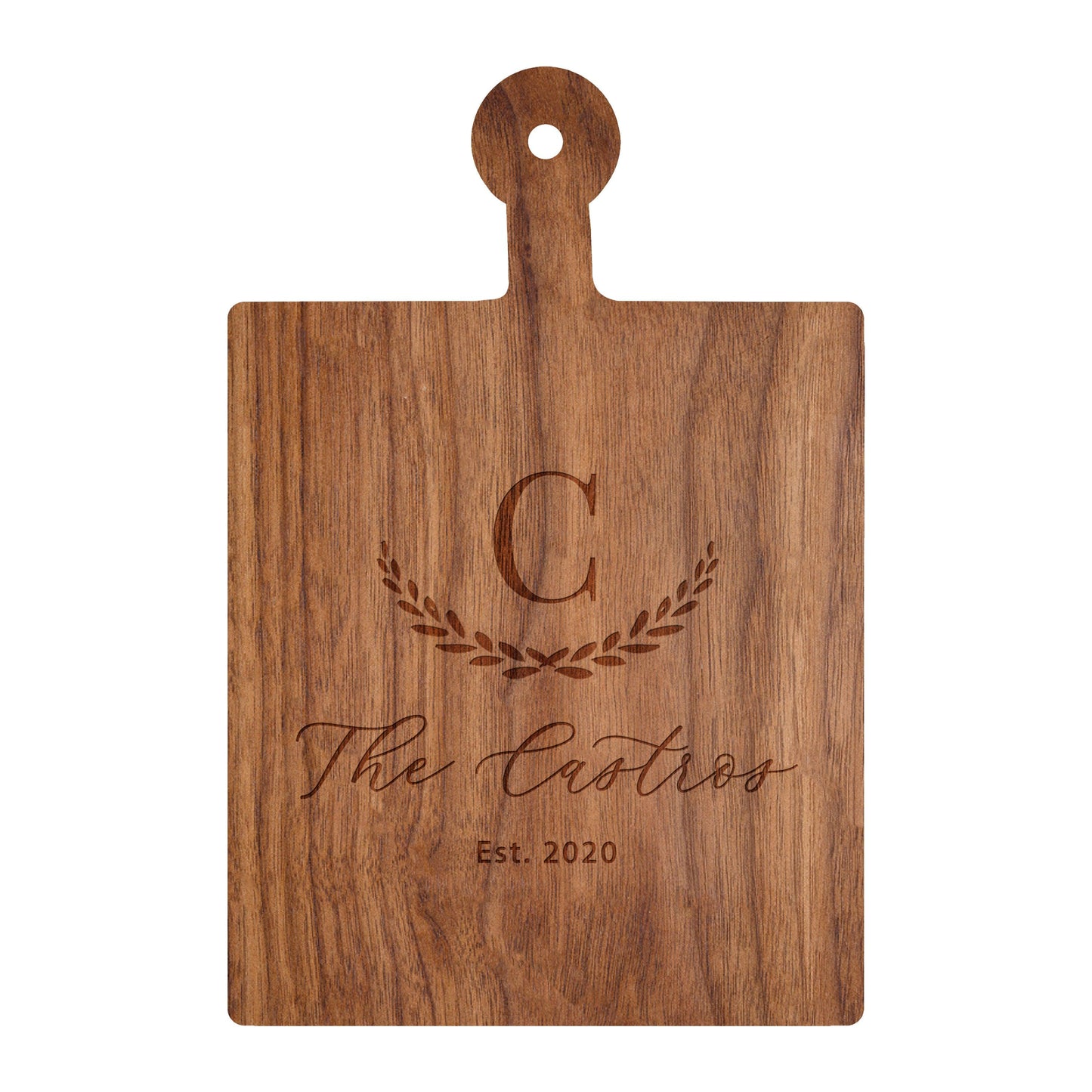 Large Initial with Family Name - 002