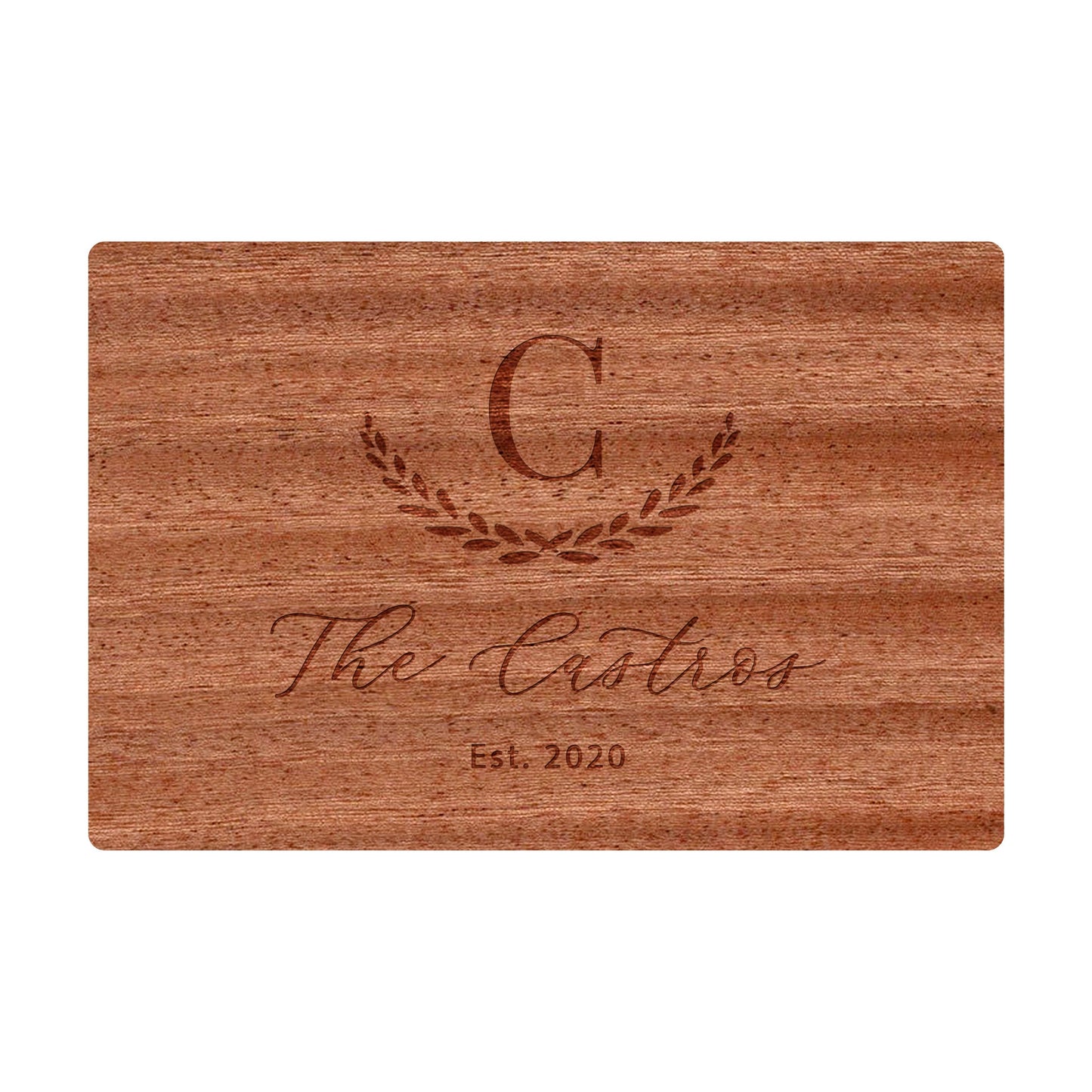 Large Initial with Family Name - 002