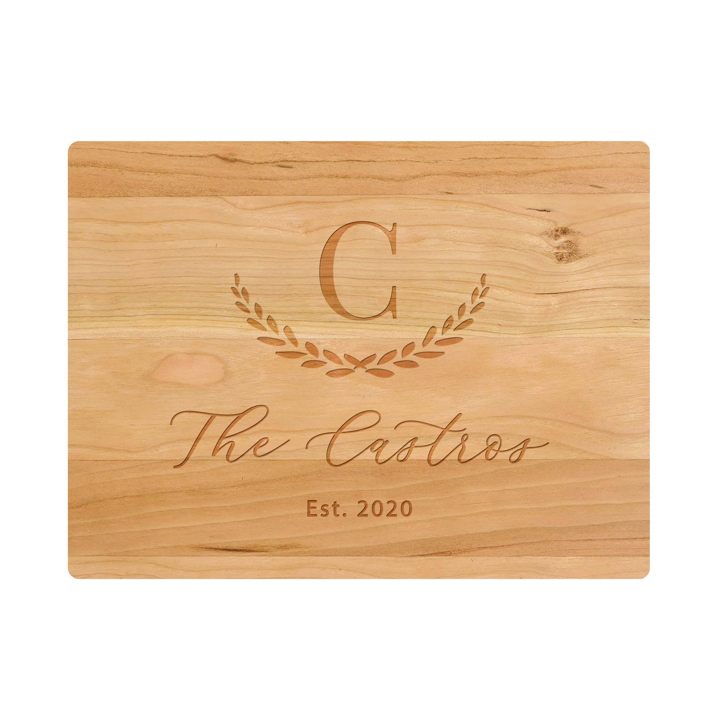 Large Initial with Family Name - 002