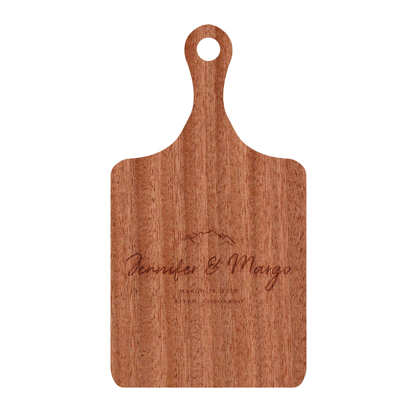 Mountain Wedding Cutting Board - 022