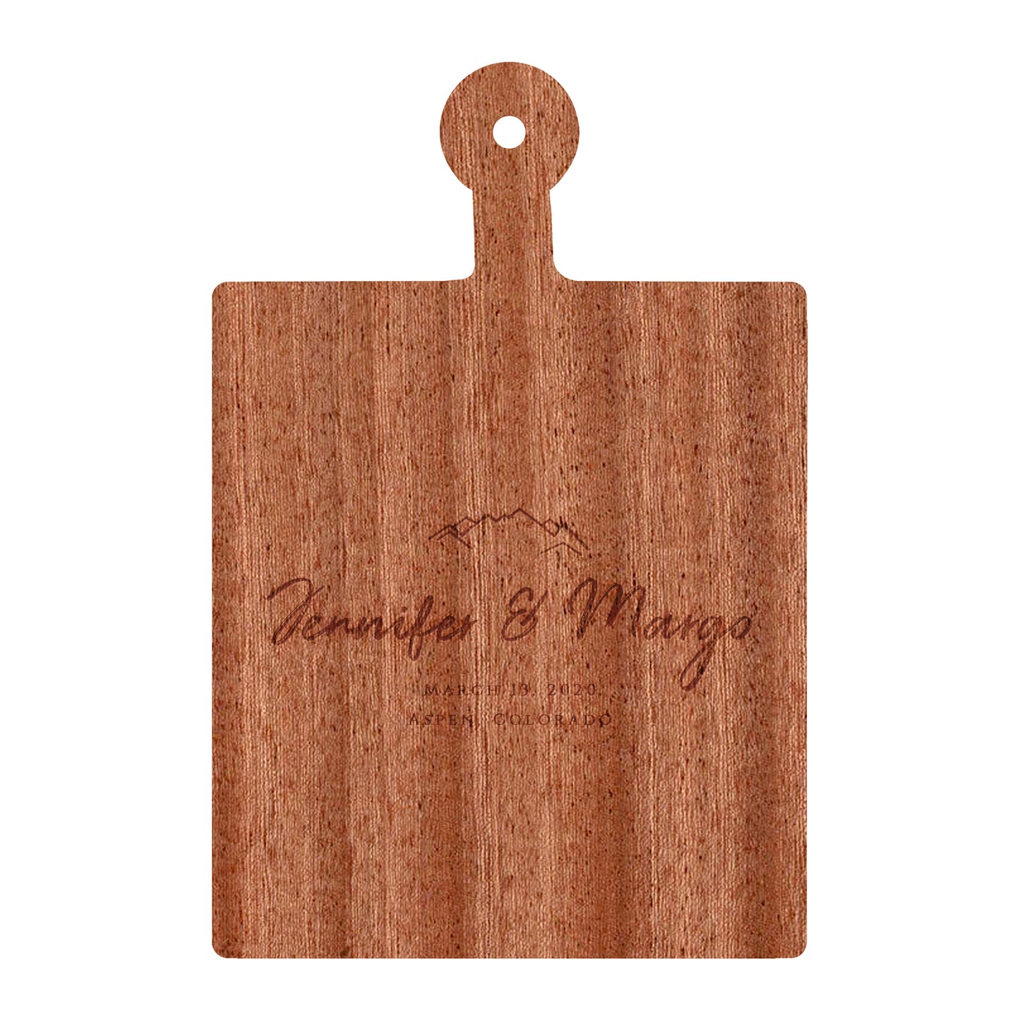 Mountain Wedding Cutting Board - 022
