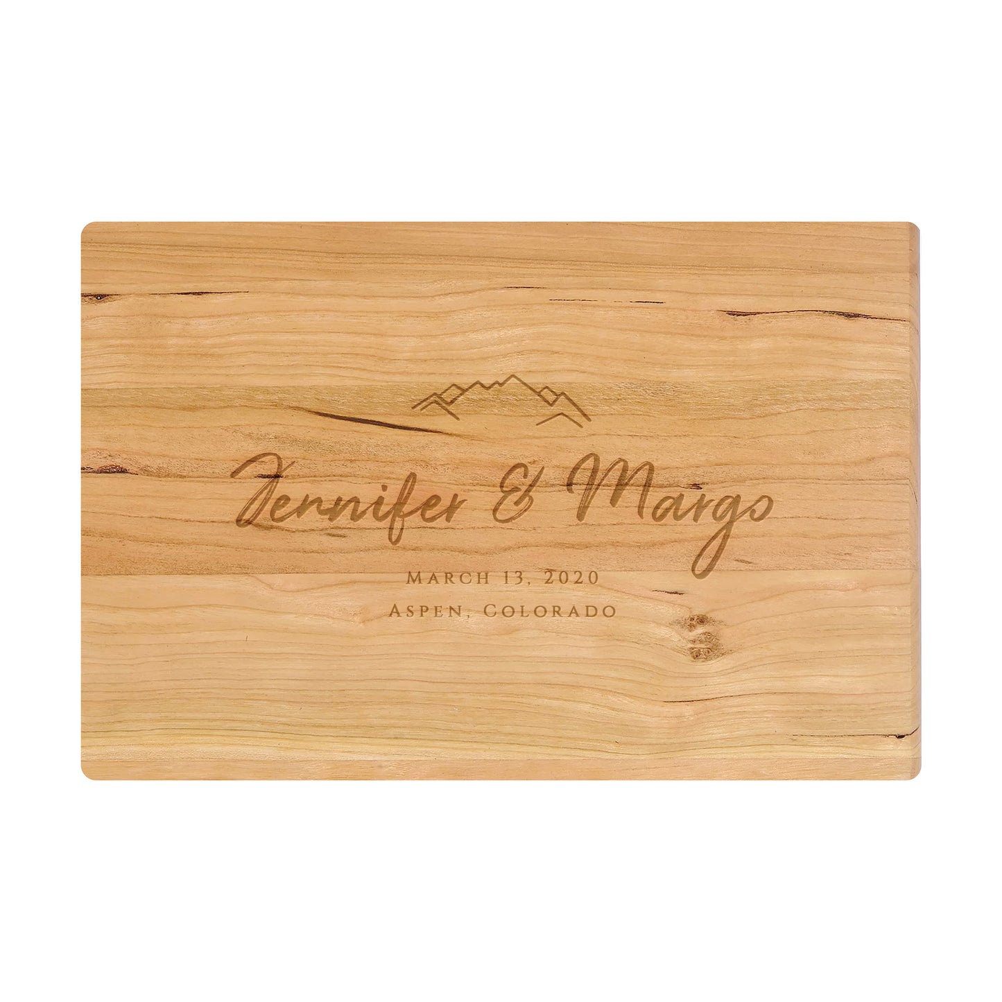 Mountain Wedding Cutting Board - 022