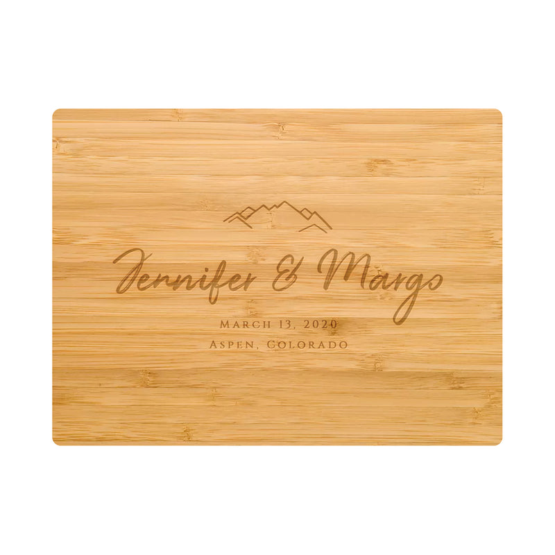 Mountain Wedding Rustic Board - 022