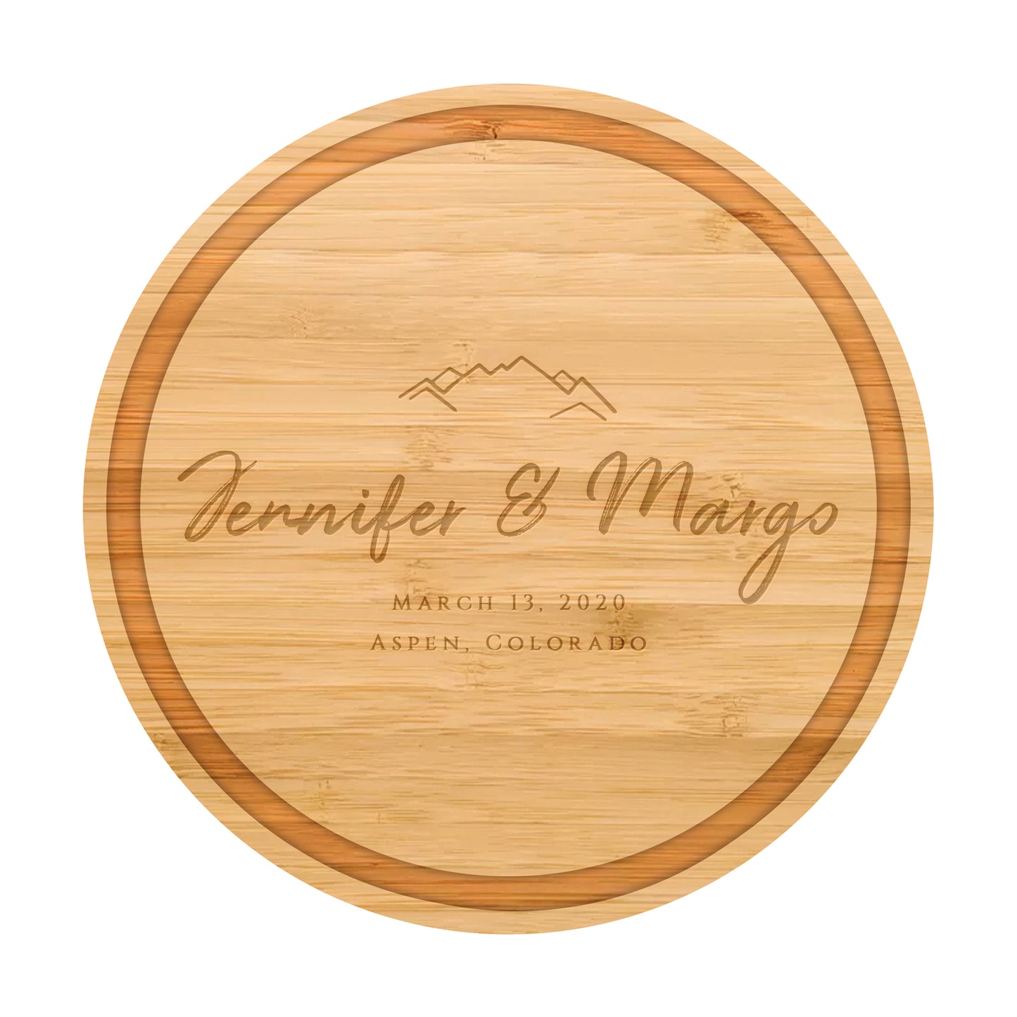 Mountain Wedding Cutting Board - 022