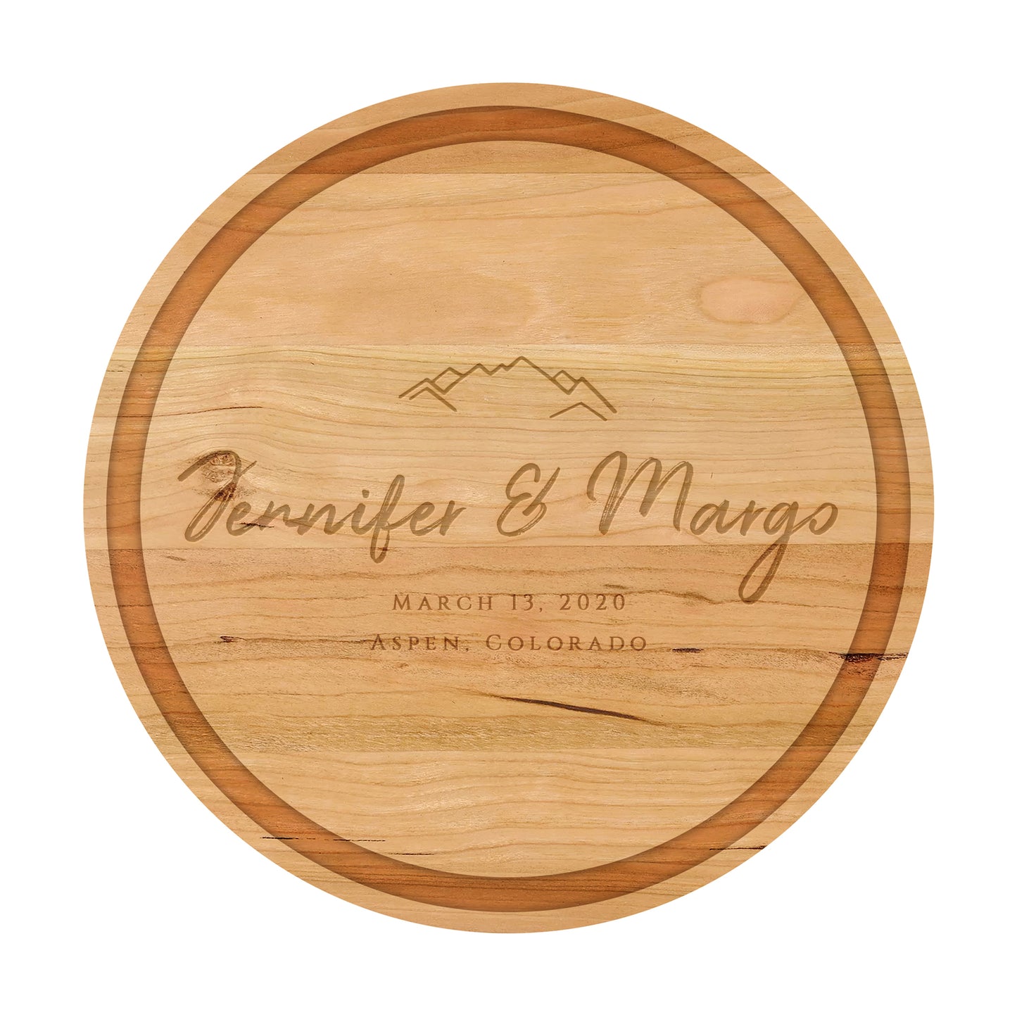 Mountain Wedding Cutting Board - 022