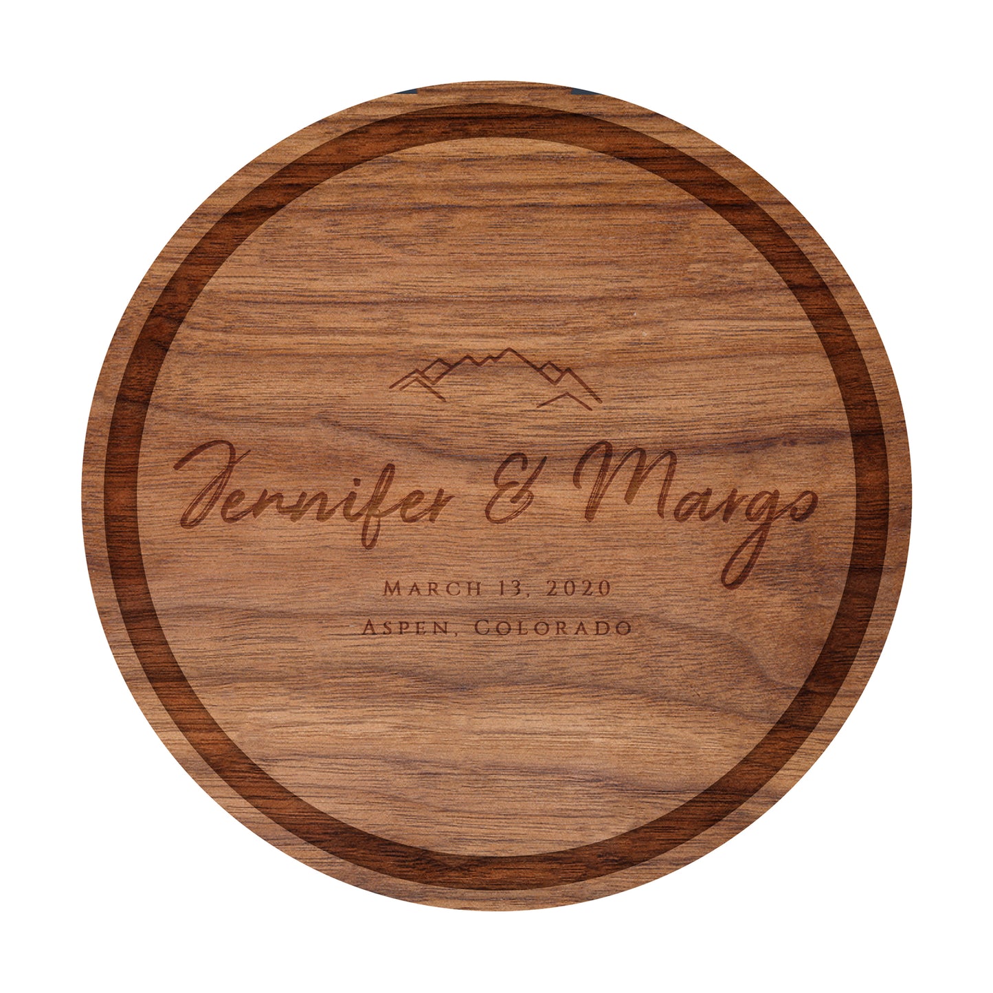 Mountain Wedding Cutting Board - 022