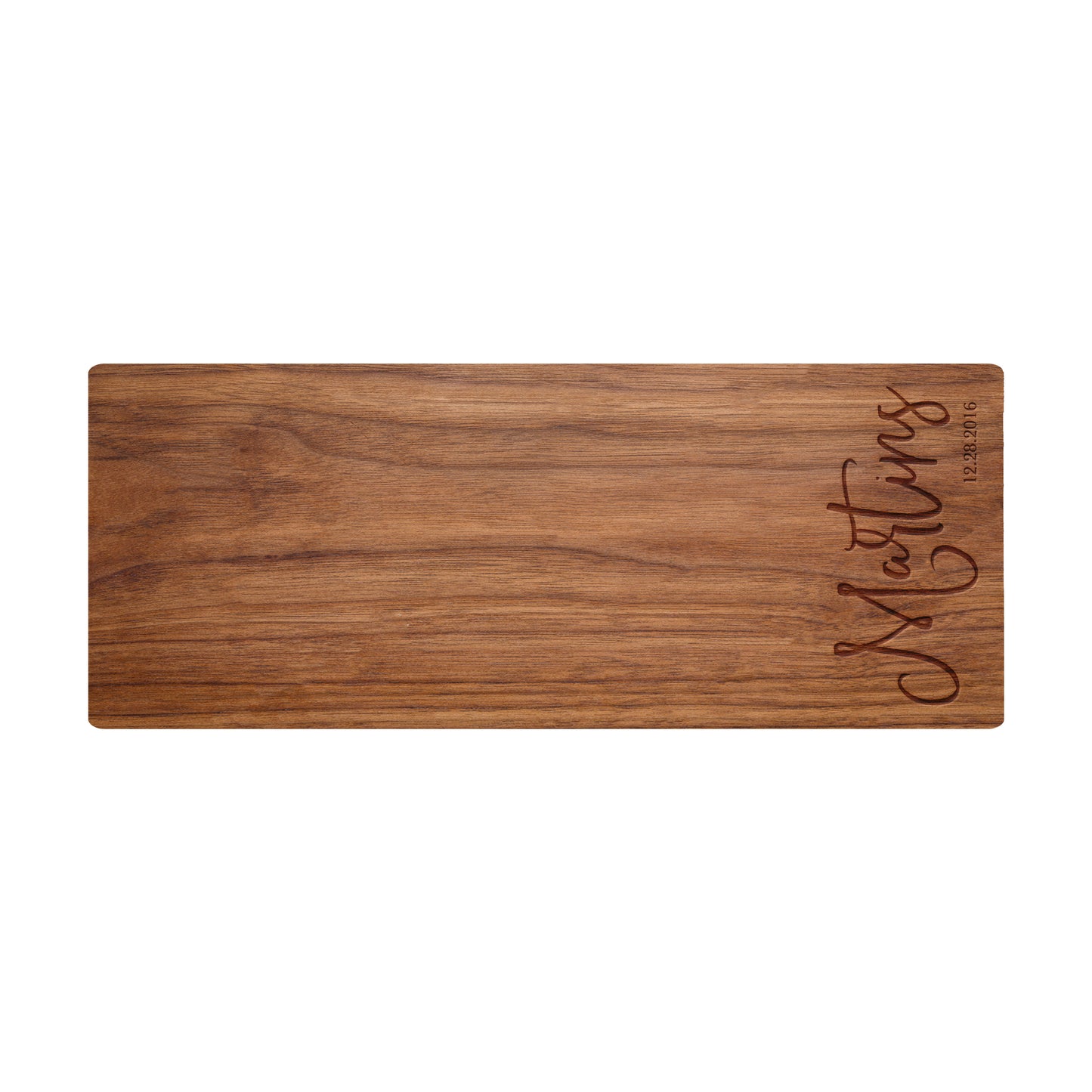 Modern Cursive Personalized Cutting Board - 029