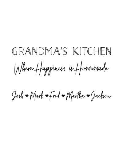 Grandma's Kitchen Where Happiness is Homemade - 040