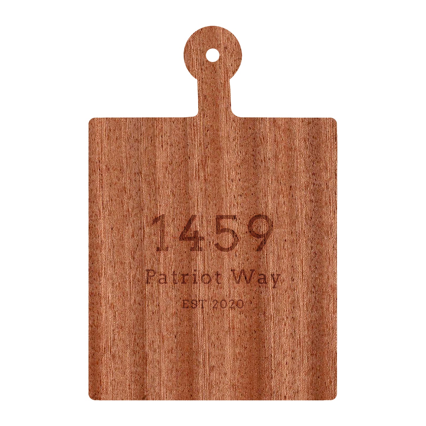 Personalized Address Cutting Board Housewarming - 046