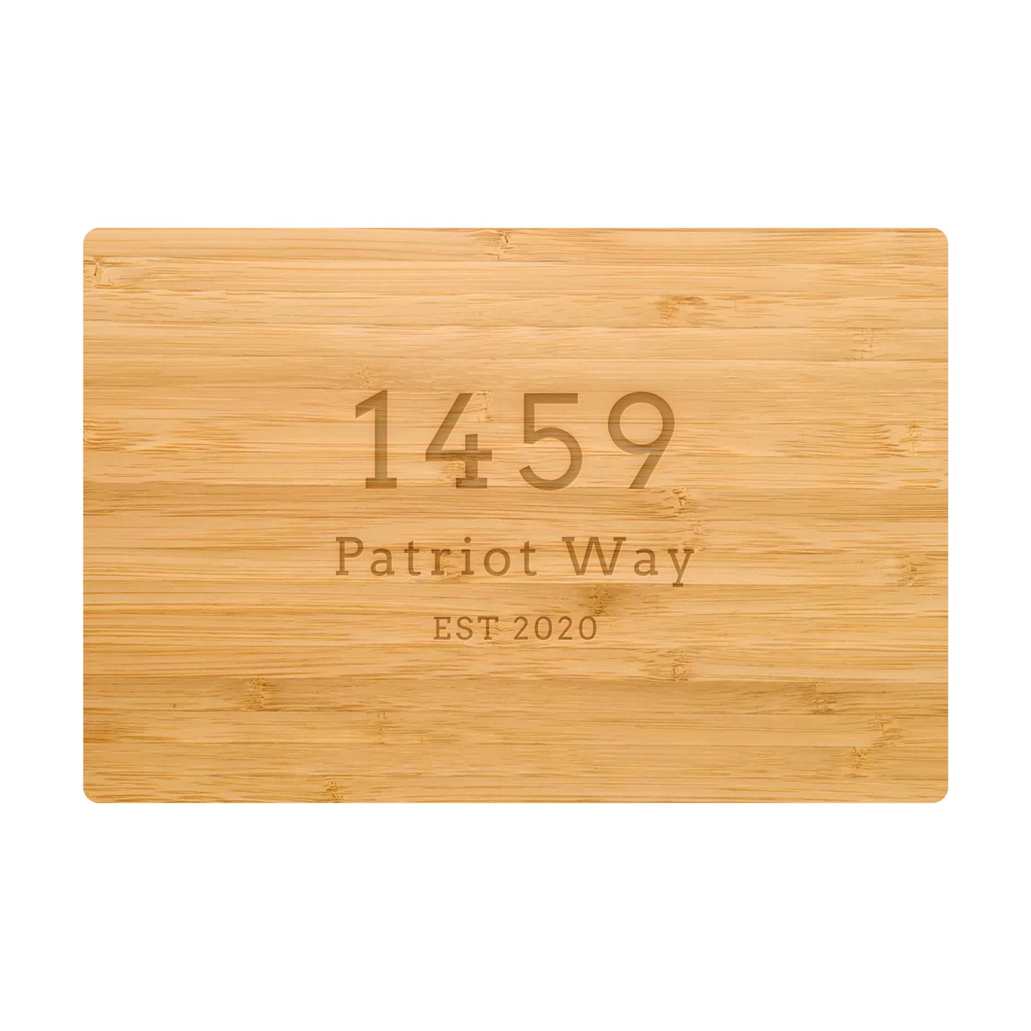 Personalized Address Cutting Board Housewarming - 046