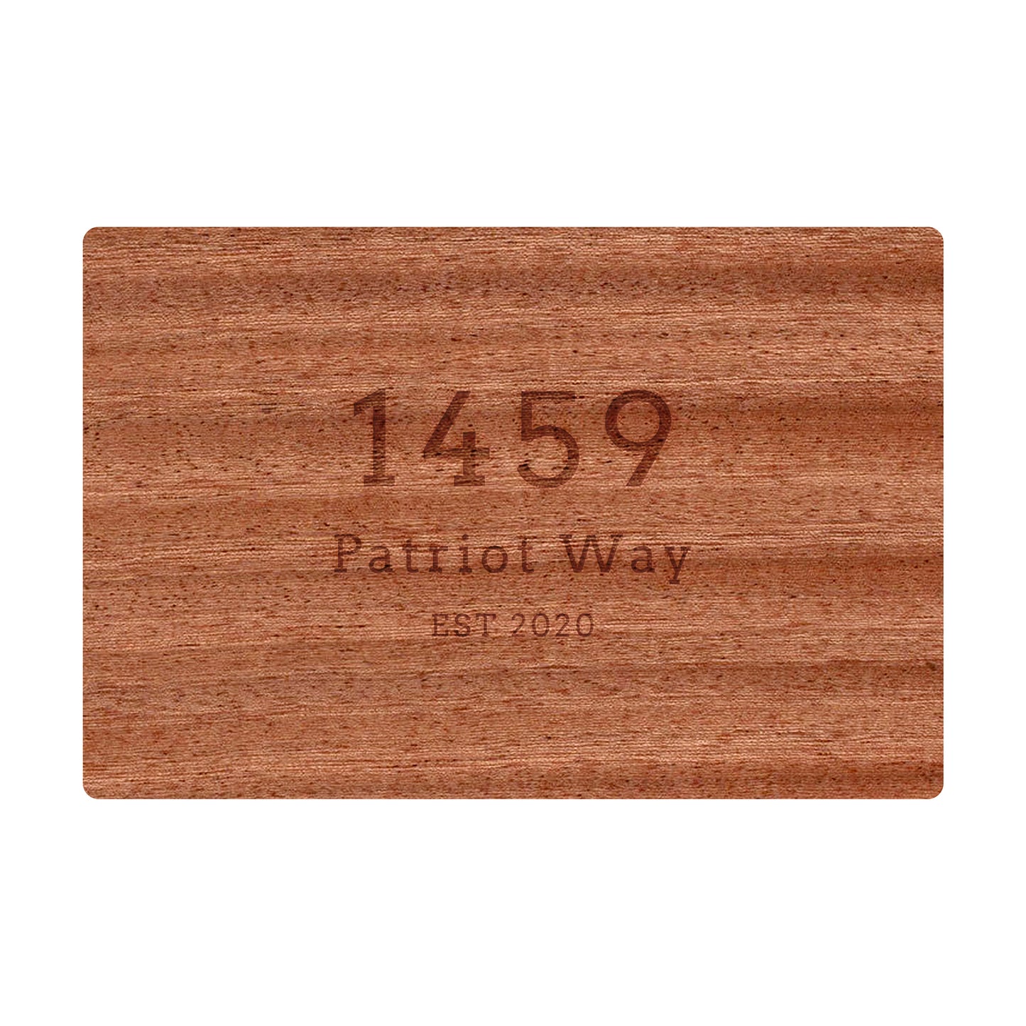 Personalized Address Cutting Board Housewarming - 046