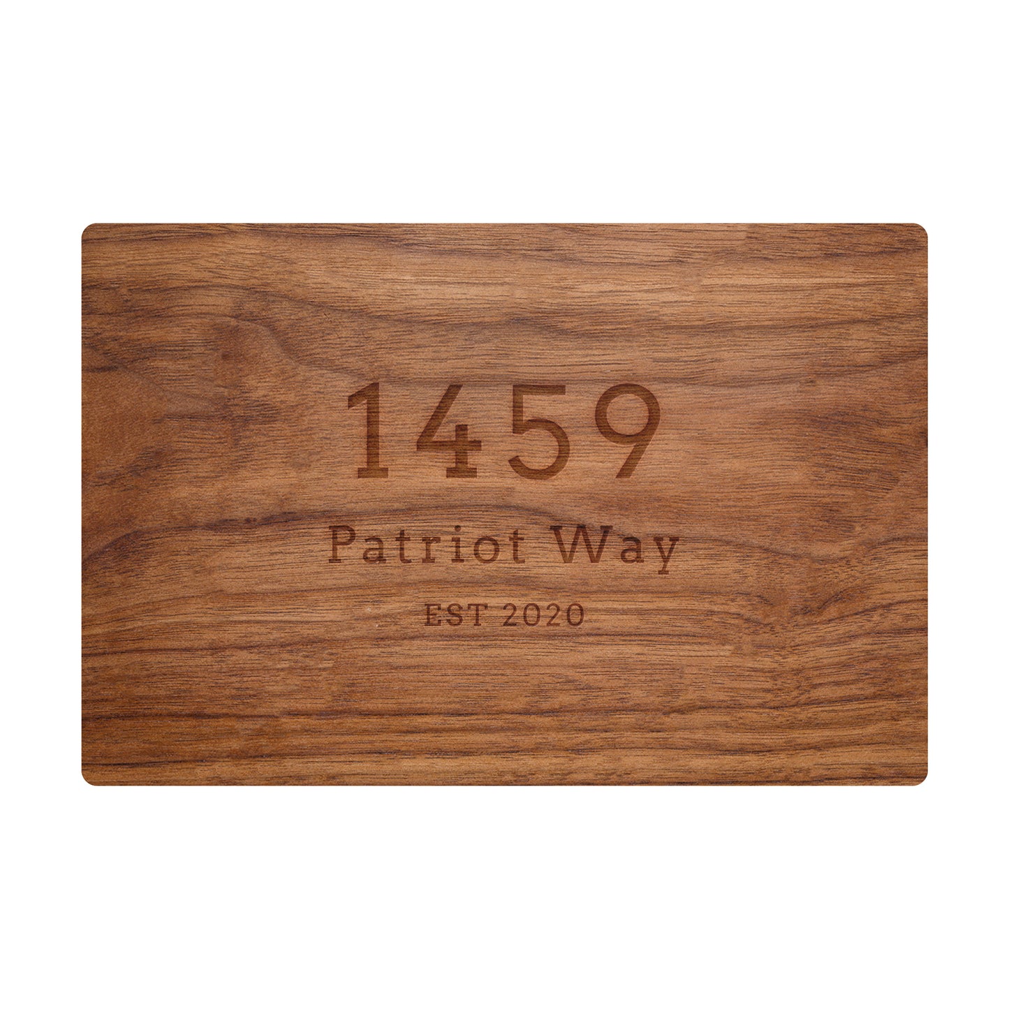 Personalized Address Cutting Board Housewarming - 046