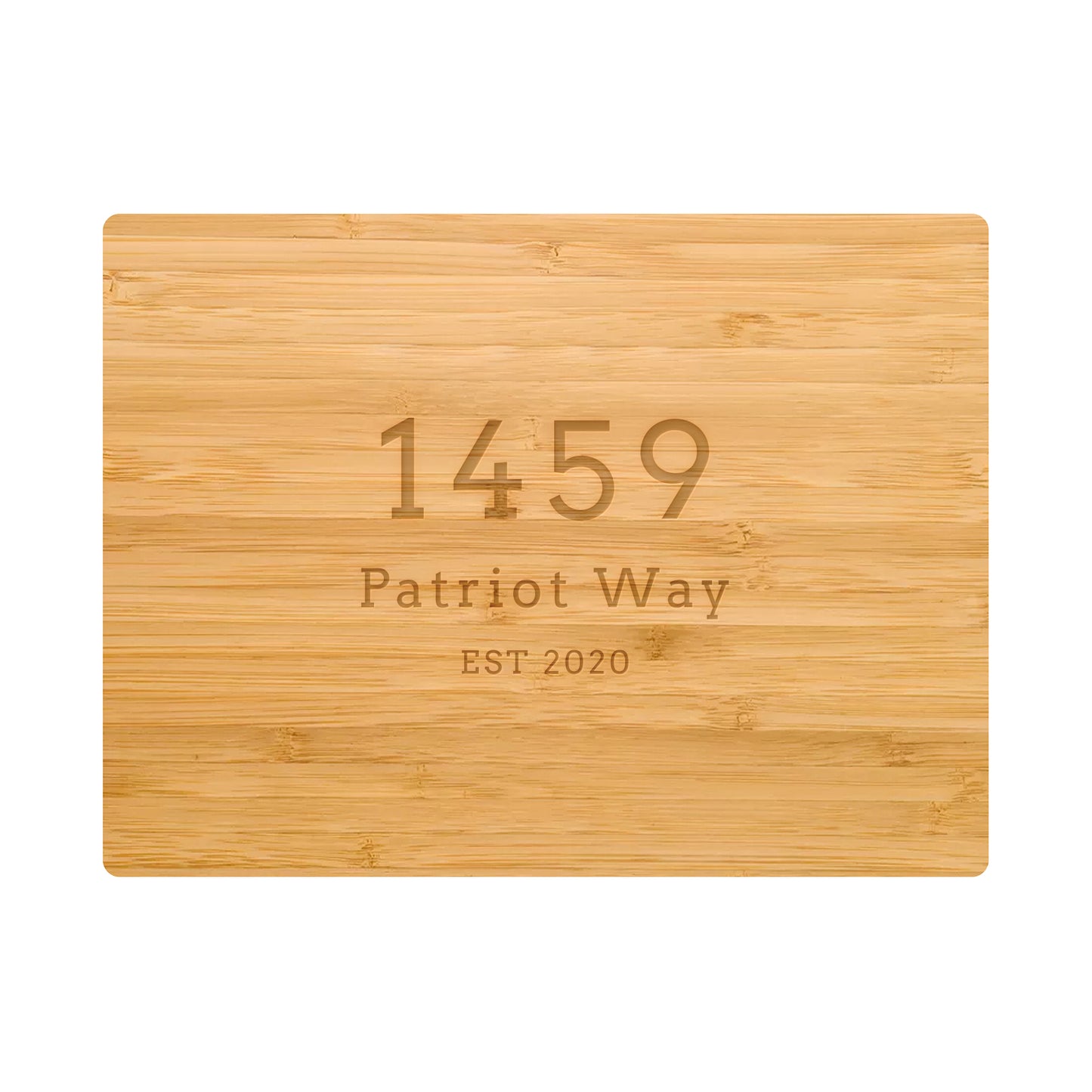 Personalized Address Cutting Board Housewarming - 046
