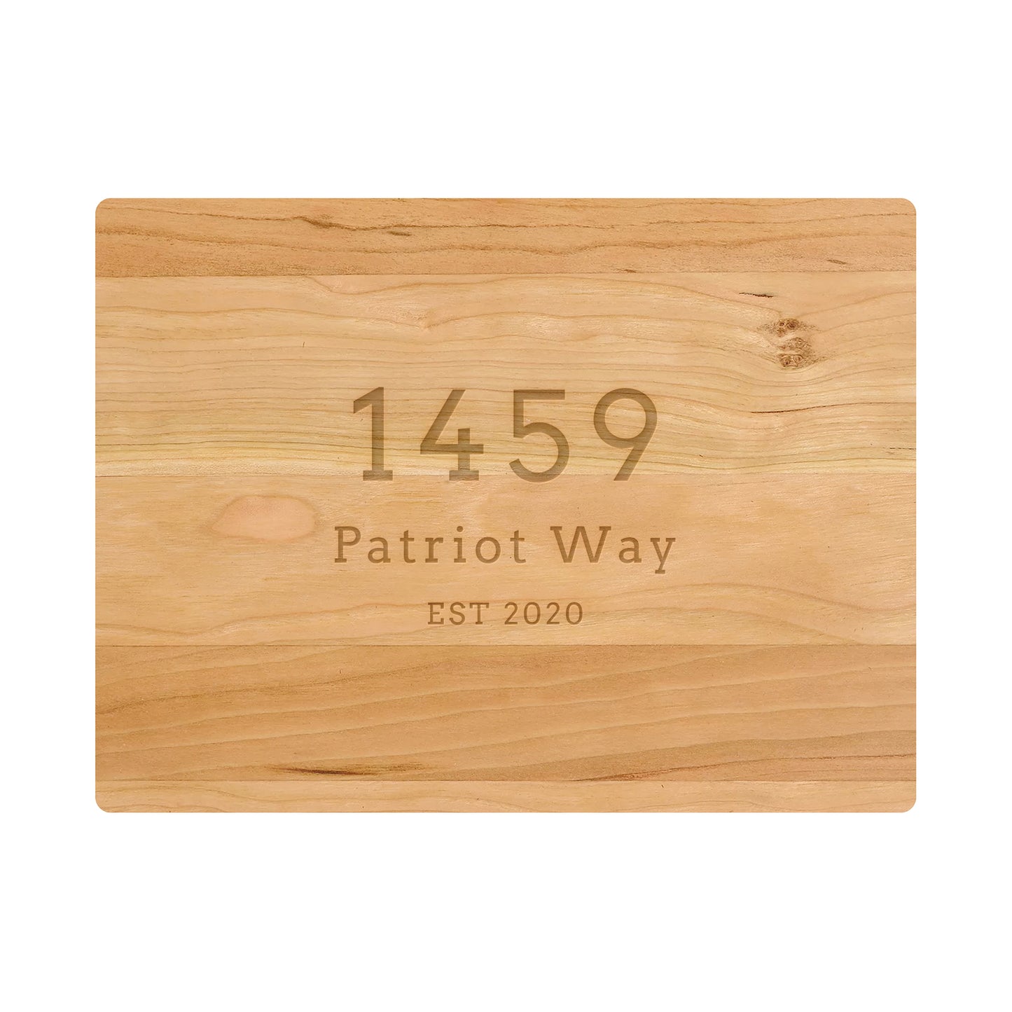 Personalized Address Cutting Board Housewarming - 046