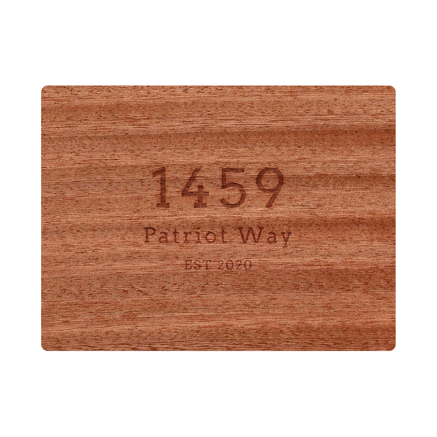 Personalized Address Cutting Board Housewarming - 046