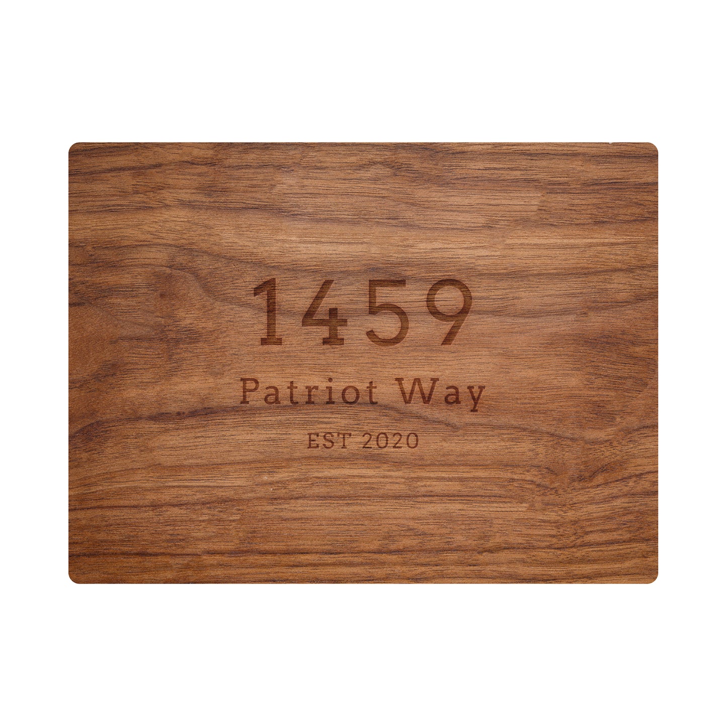Personalized Address Cutting Board Housewarming - 046
