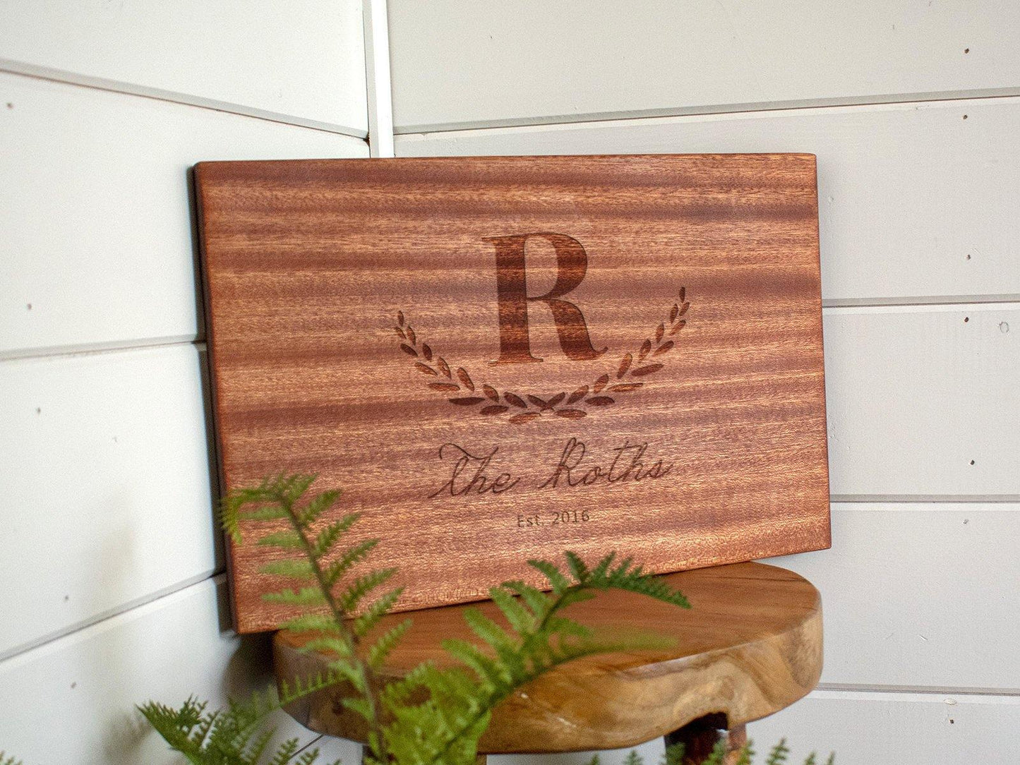 Large Initial with Family Name - 002