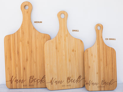 Personalized Cursive Name Board - 001