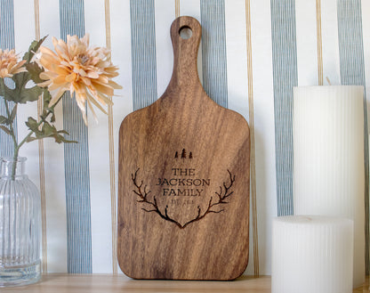 Rustic Country Antlers with Trees - 019