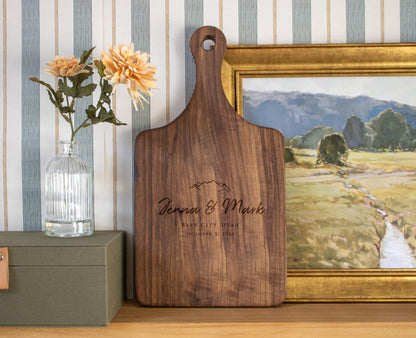 Mountain Wedding Cutting Board - 022